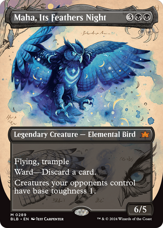 Maha, Its Feathers Night (BLB-289) (Showcase) (Borderless)