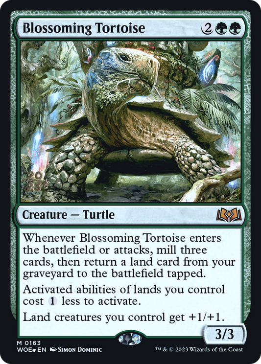 Blossoming Tortoise (PRE-163S) (Foil)