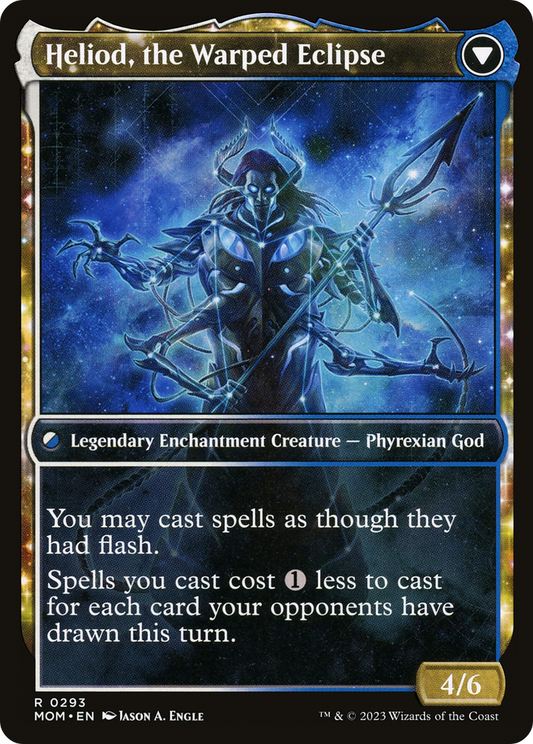 Heliod, the Radiant Dawn // Heliod, the Warped Eclipse (MOM-293) (Showcase) (Foil)
