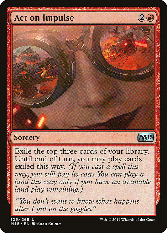 Act on Impulse (M15-126)