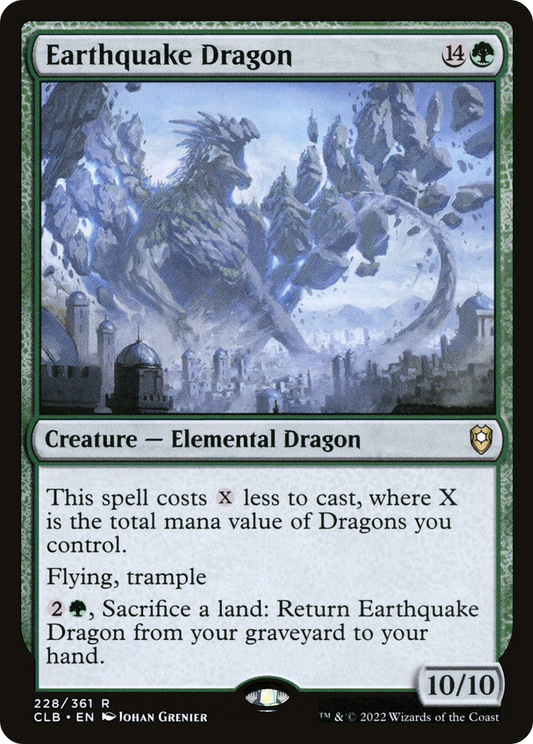 Earthquake Dragon (CLB-228) (Foil)