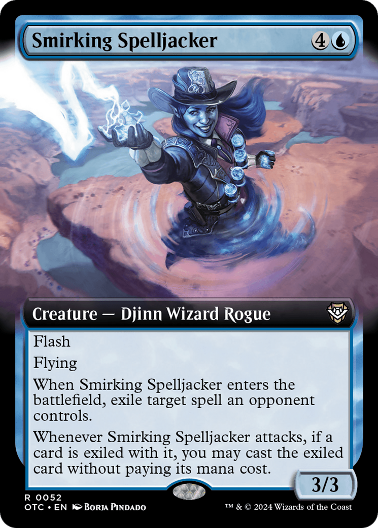 Smirking Spelljacker (OTC-052) (Extended Art)
