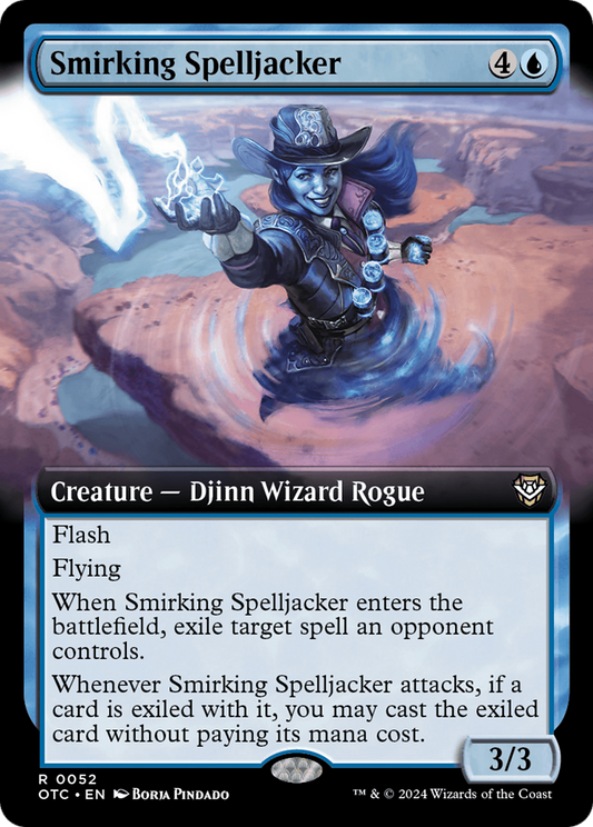 Smirking Spelljacker (OTC-052) (Extended Art)