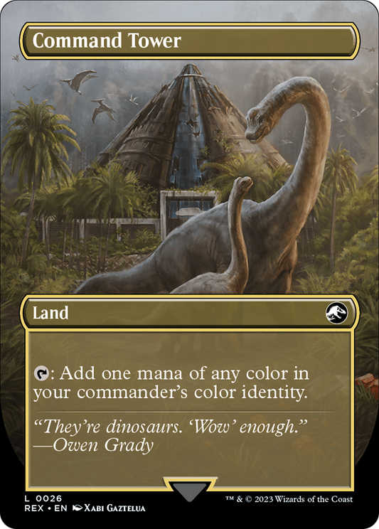 Command Tower // Command Tower (REX-026) (Borderless)