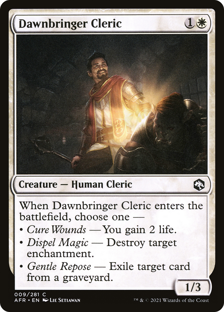 Dawnbringer Cleric (AFR-009) (Foil)