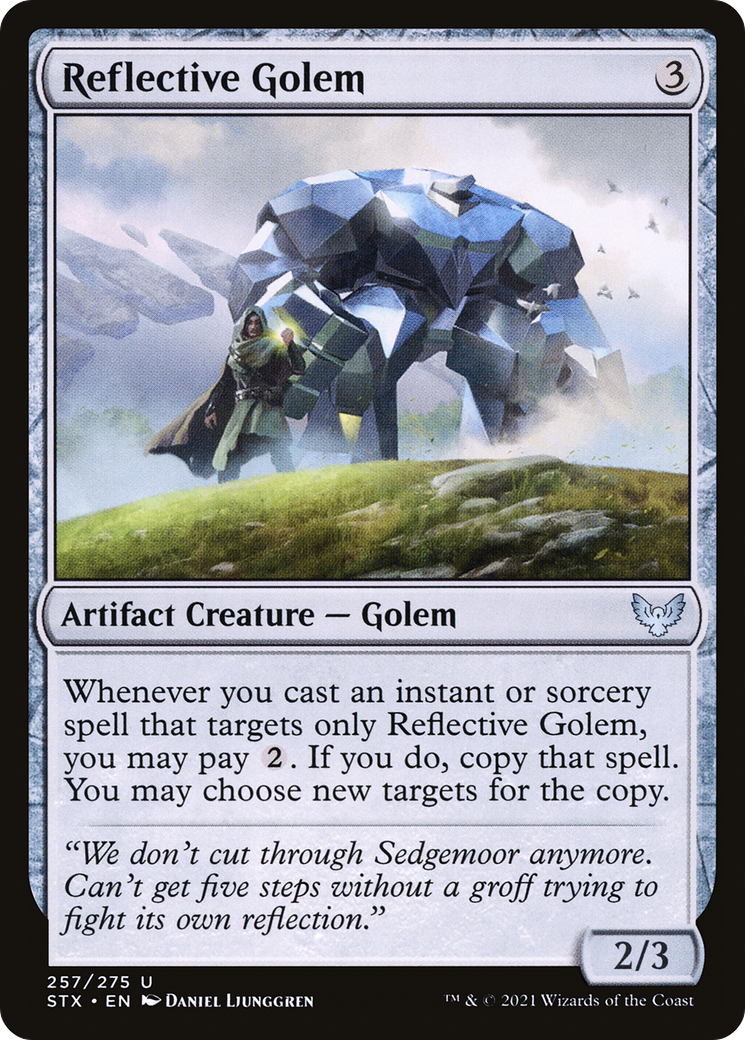 Reflective Golem (STX-257) (Foil)