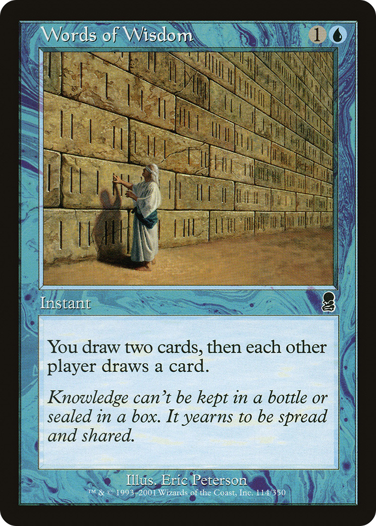 Words of Wisdom (ODY-114) (Foil)
