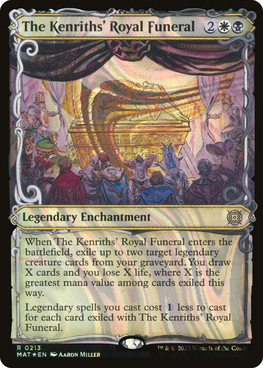 The Kenriths' Royal Funeral (MAT-213) (Showcase) (Halo) (Foil)