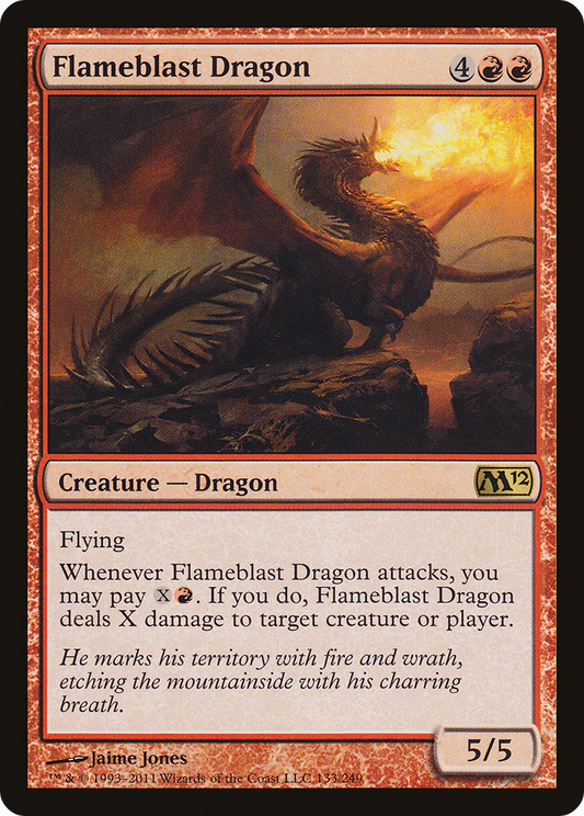 Flameblast Dragon (M12-133) (Foil)