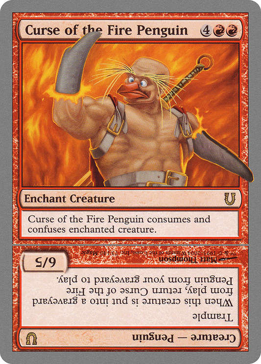 Curse of the Fire Penguin // Curse of the Fire Penguin Creature (UNH-073)
