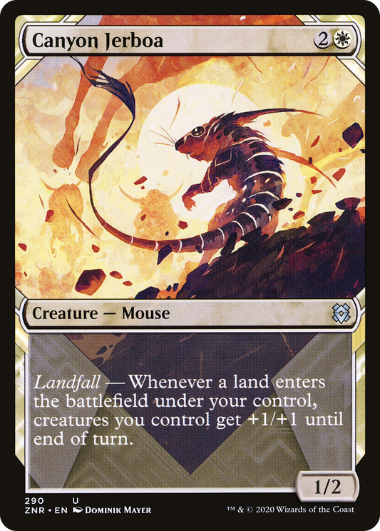 Canyon Jerboa (ZNR-290) (Showcase) (Foil)