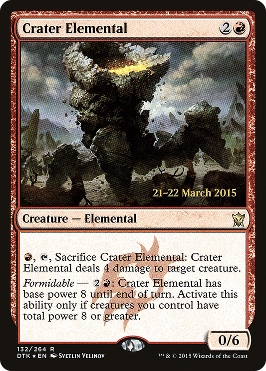 Crater Elemental (PRE-132S) (Foil)