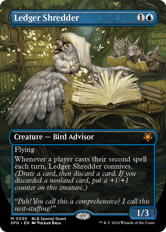 Ledger Shredder (SPG-055) (Borderless) (Foil)