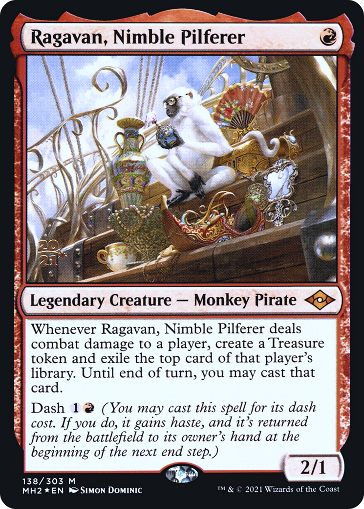 Ragavan, Nimble Pilferer (PRE-138S) (Foil)
