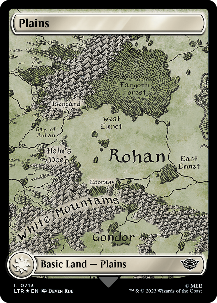 Plains (LTR-713) (Full Art) (Scroll,Surge Foil)