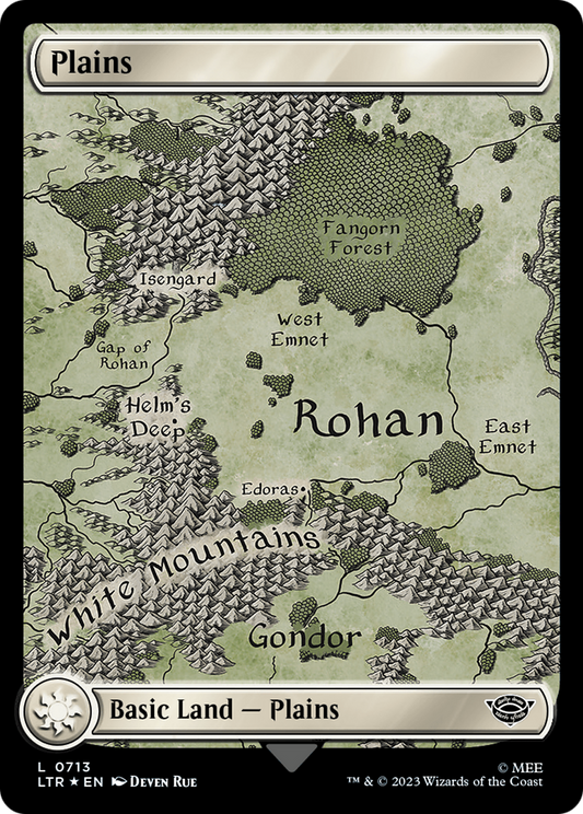 Plains (LTR-713) (Full Art) (Scroll,Surge Foil)