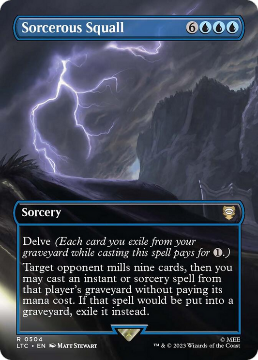 Sorcerous Squall (LTC-504) (Borderless) (Foil)