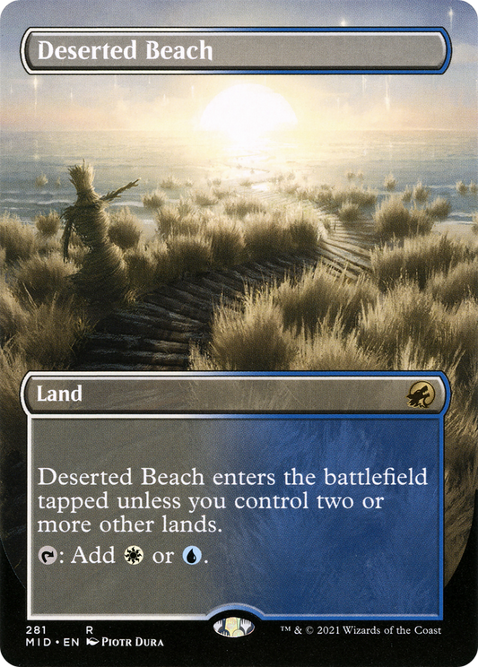 Deserted Beach (MID-281) (Borderless)