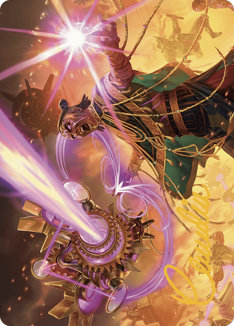 Cosmium Blast Art Card (ALCI-001) (Gold-Stamped Signature)