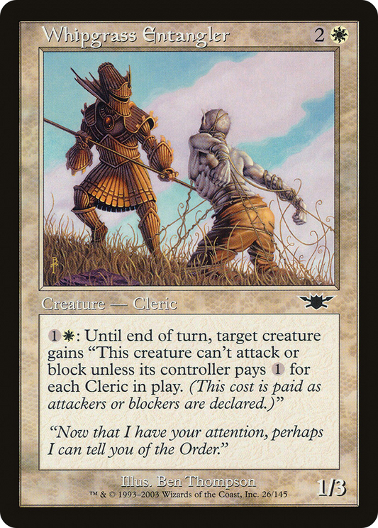 Whipgrass Entangler (LGN-026) (Foil)