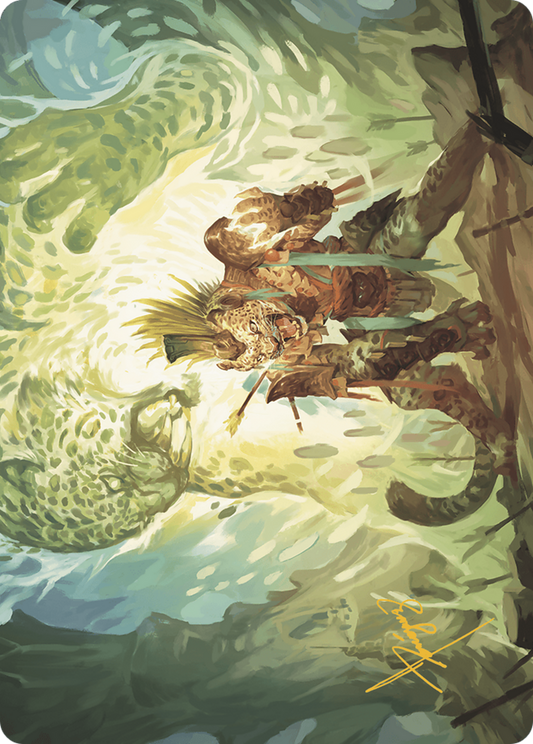 Might of the Ancestors Art Card (ALCI-002) (Gold-Stamped Signature)