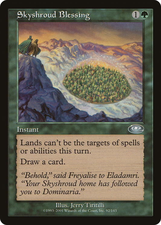 Skyshroud Blessing (PLS-092) (Foil)
