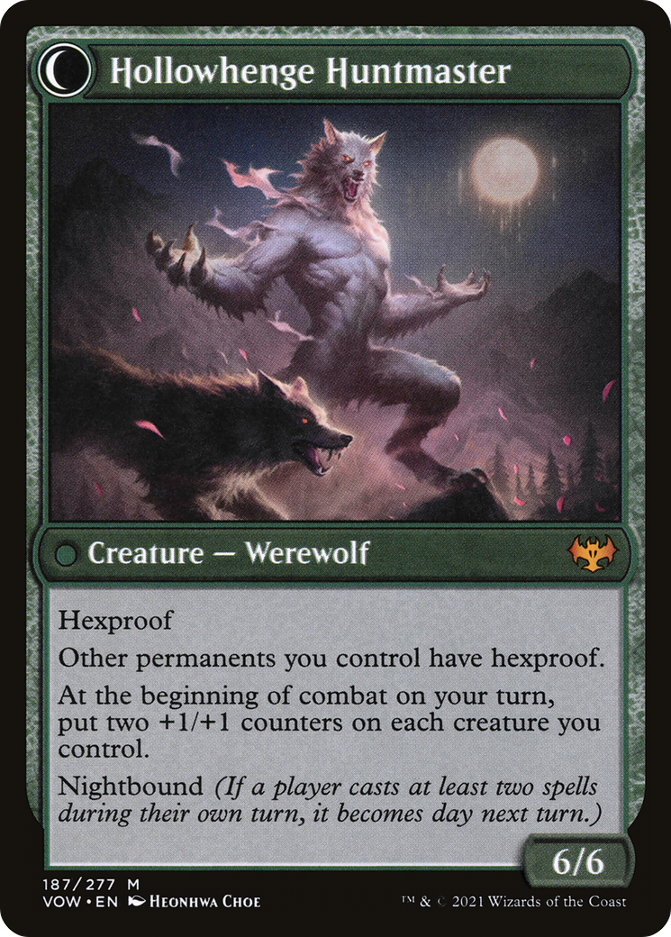 Avabruck Caretaker // Hollowhenge Huntmaster (VOW-187)