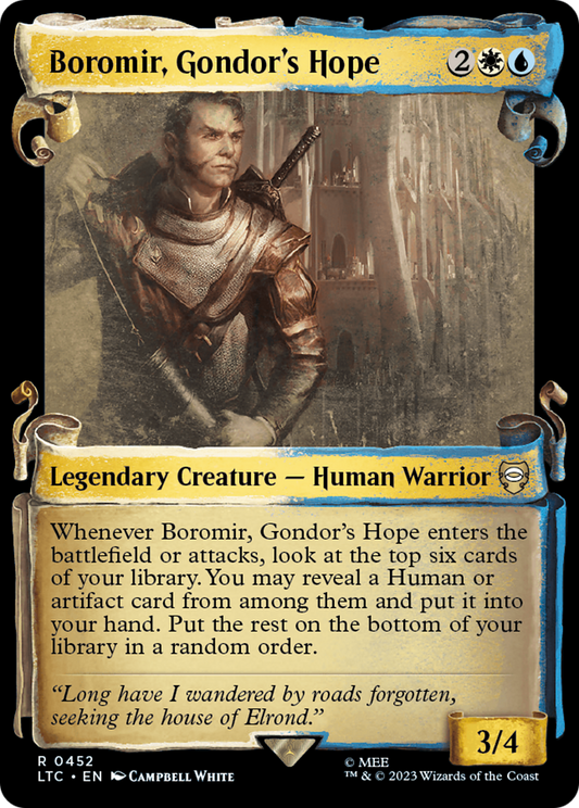 Boromir, Gondor's Hope (LTC-452) (Showcase) (Scroll)