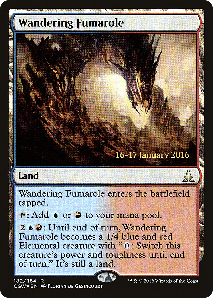 Wandering Fumarole (PRE-182S) (Foil)