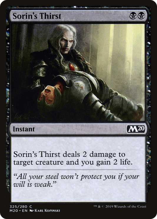 Sorin's Thirst (M20-325)