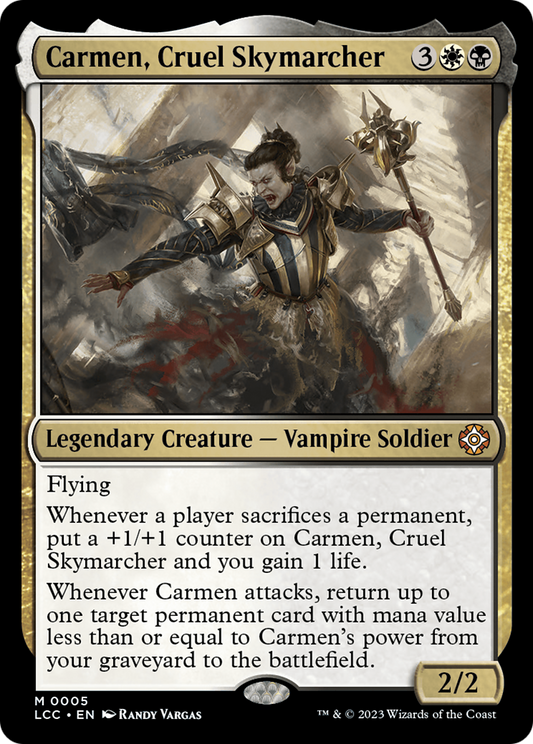 Carmen, Cruel Skymarcher (LCC-005) (Foil)
