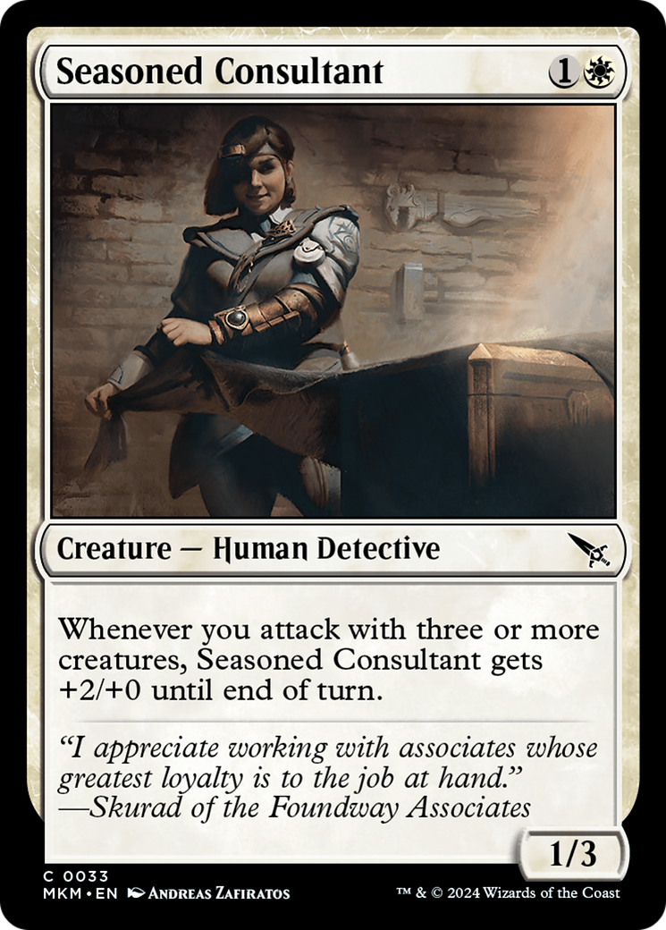 Seasoned Consultant (MKM-033)