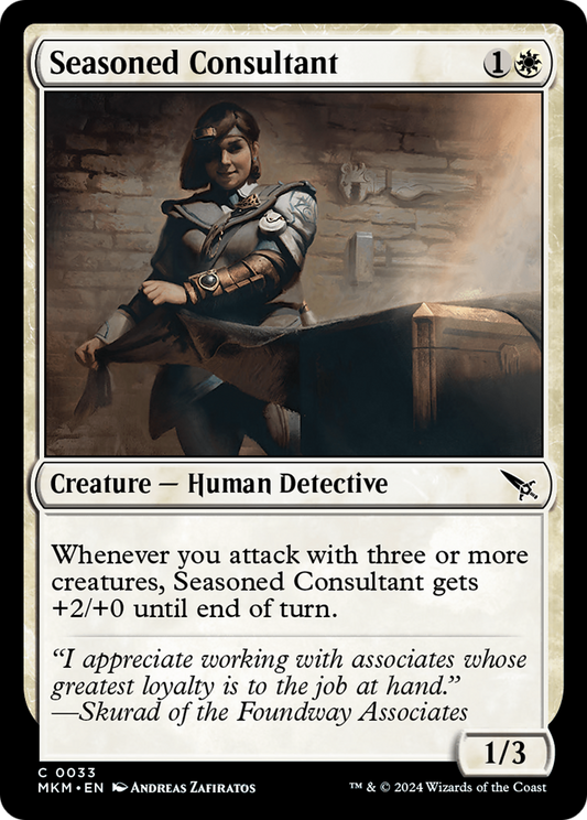 Seasoned Consultant (MKM-033)