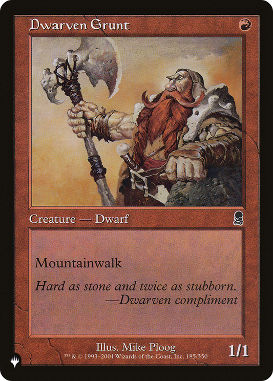 Dwarven Grunt (LIST-ODY-185)