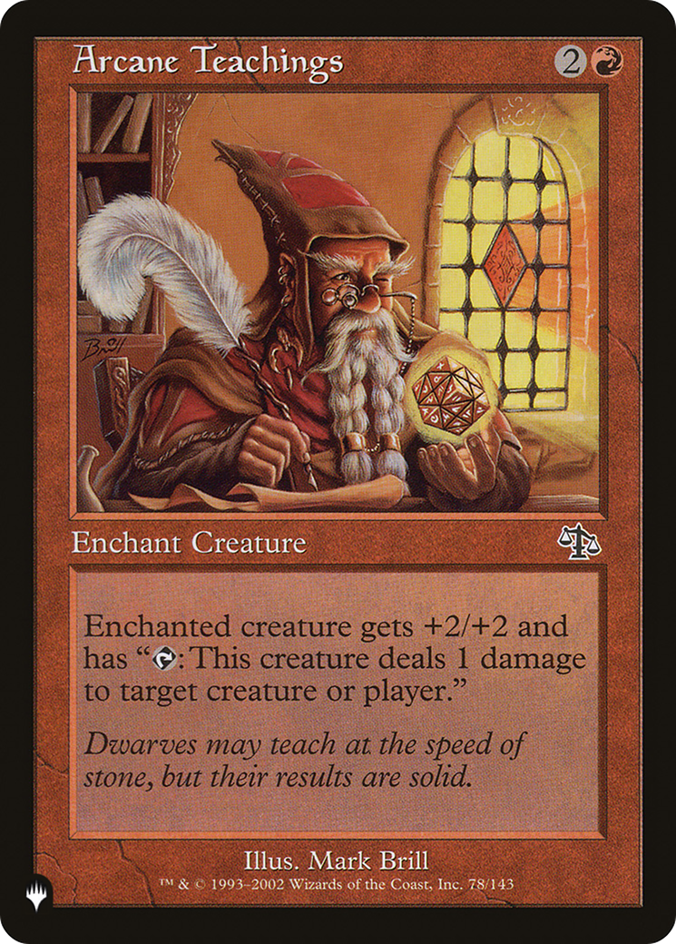Arcane Teachings (LIST-JUD-78)