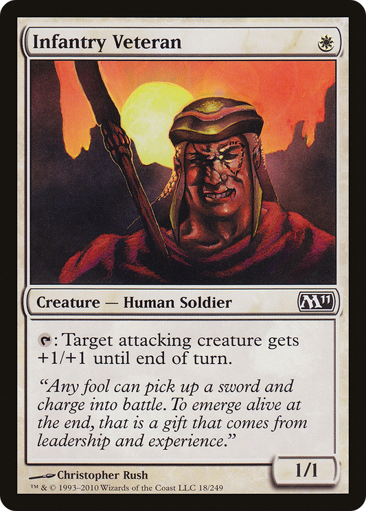 Infantry Veteran (M11-018) (Foil)