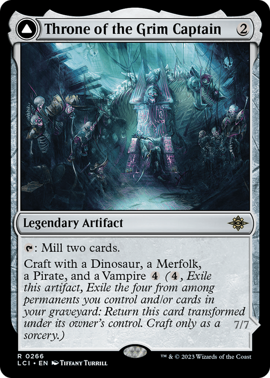 Throne of the Grim Captain // The Grim Captain (LCI-266) (Foil)