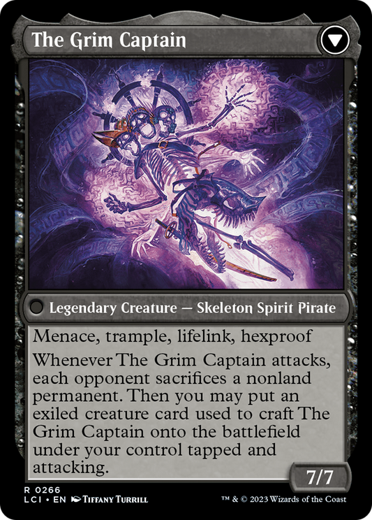 Throne of the Grim Captain // The Grim Captain (LCI-266) (Foil)