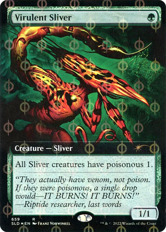 Virulent Sliver (SLD-659Φ) (Extended Art) (Compleat Foil)