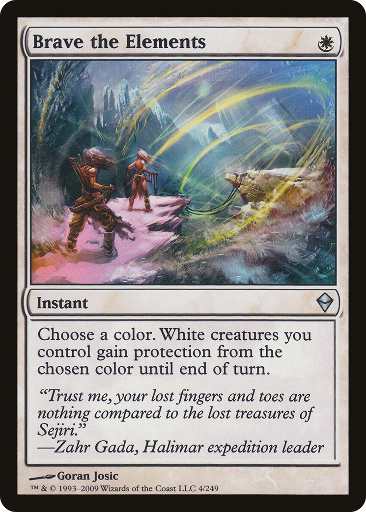 Brave the Elements (ZEN-004) (Foil)