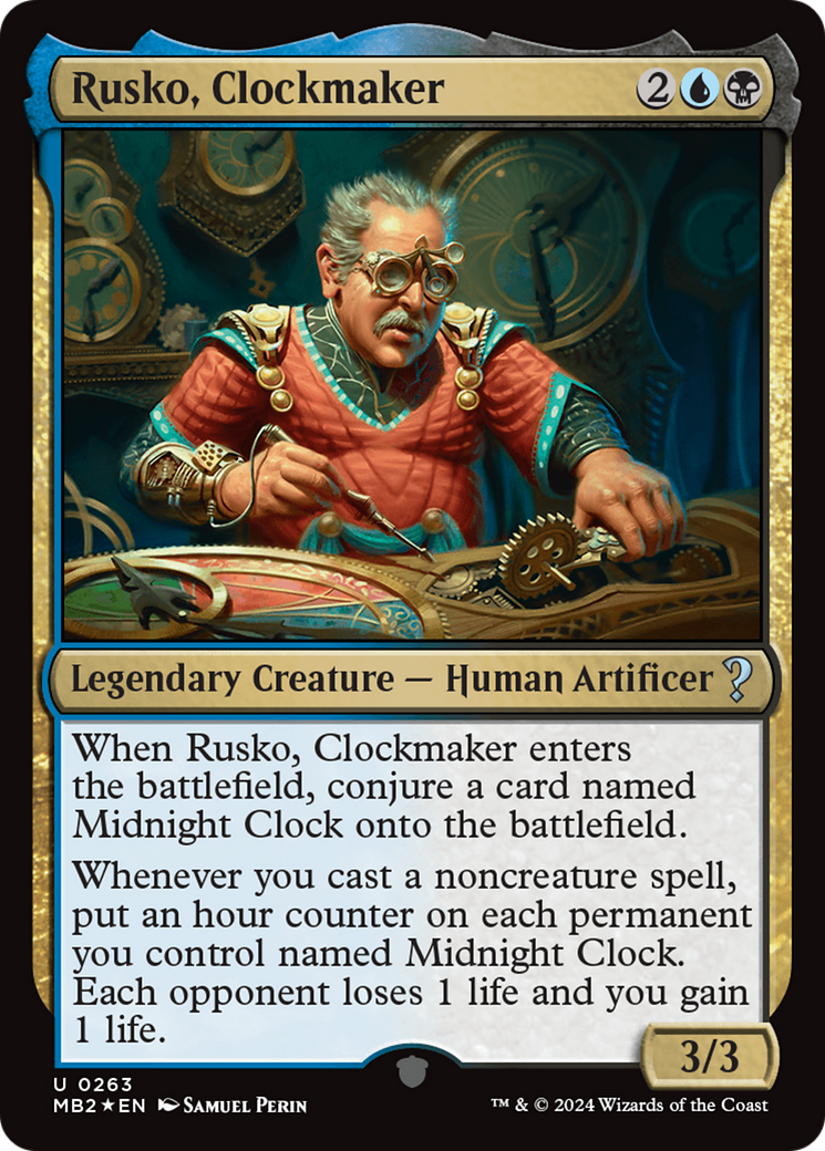 Rusko, Clockmaker (MB2-263) (Foil)