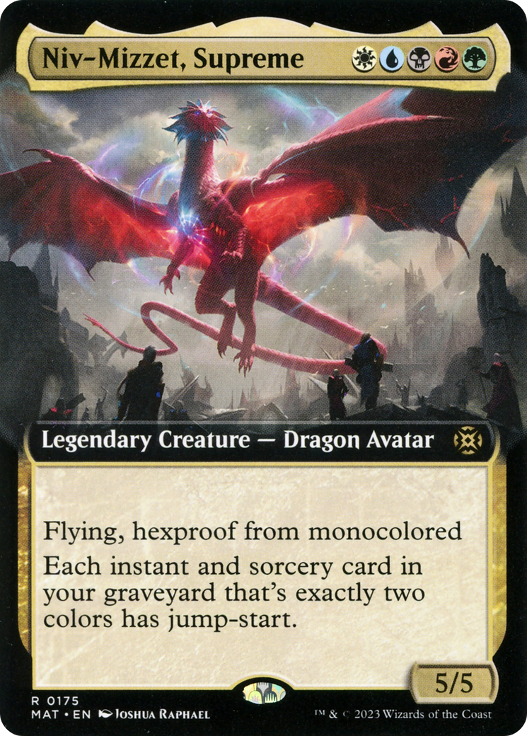 Niv-Mizzet, Supreme (MAT-175) (Extended Art) (Foil)