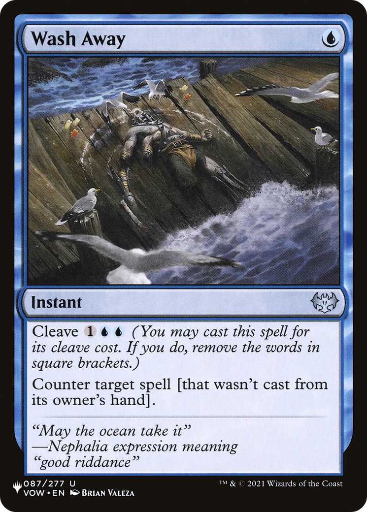 Wash Away (LIST-VOW-87)
