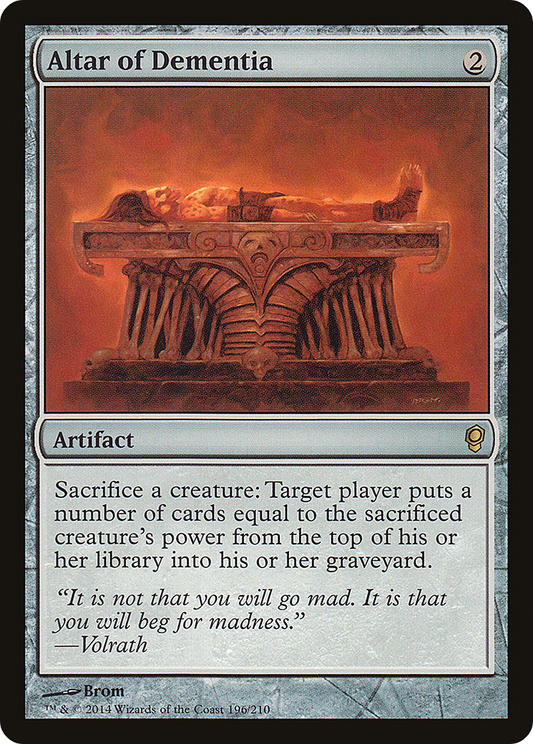 Altar of Dementia (CNS-196) (Foil)