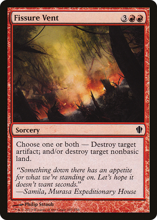 Fissure Vent (C13-107)