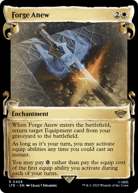 Forge Anew (LTR-468) (Showcase) (Scroll) (Foil)