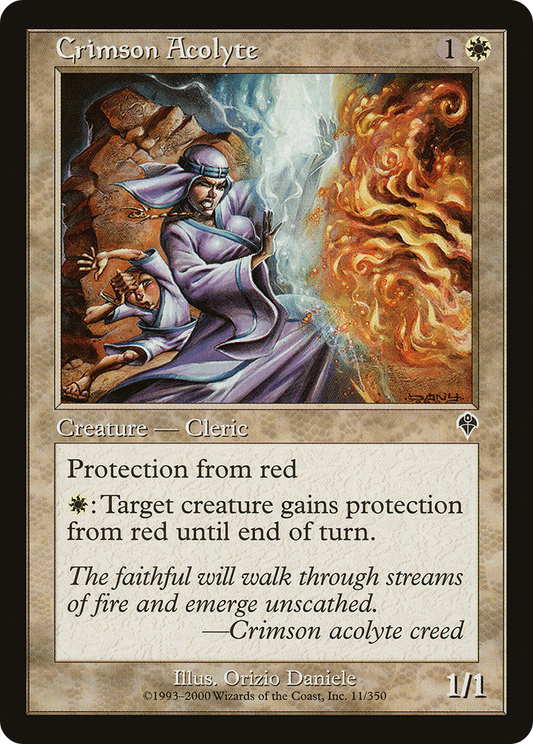 Crimson Acolyte (INV-011) (Foil)