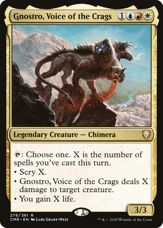 Gnostro, Voice of the Crags (CMR-276) (Foil)