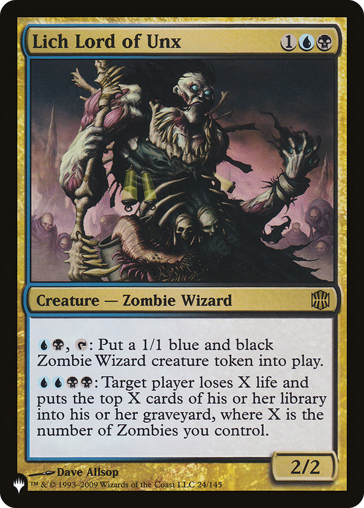 Lich Lord of Unx (LIST-ARB-24)