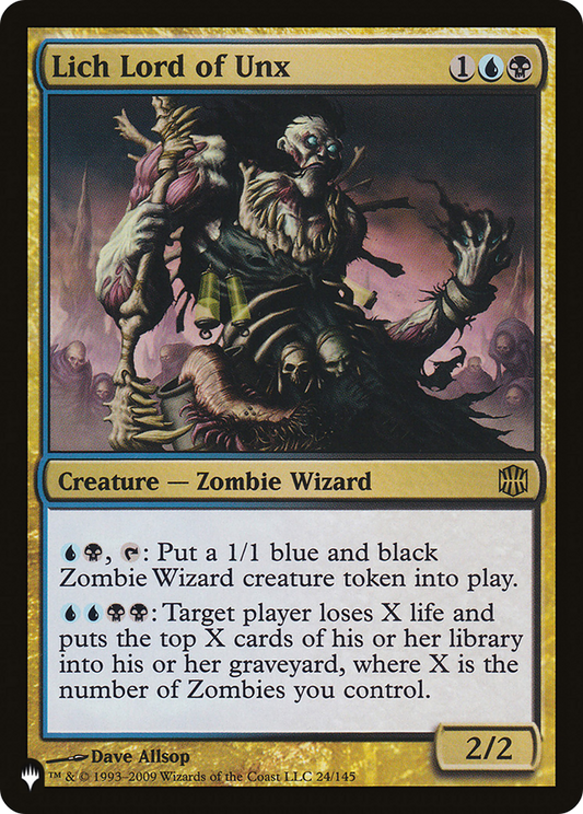 Lich Lord of Unx (LIST-ARB-24)